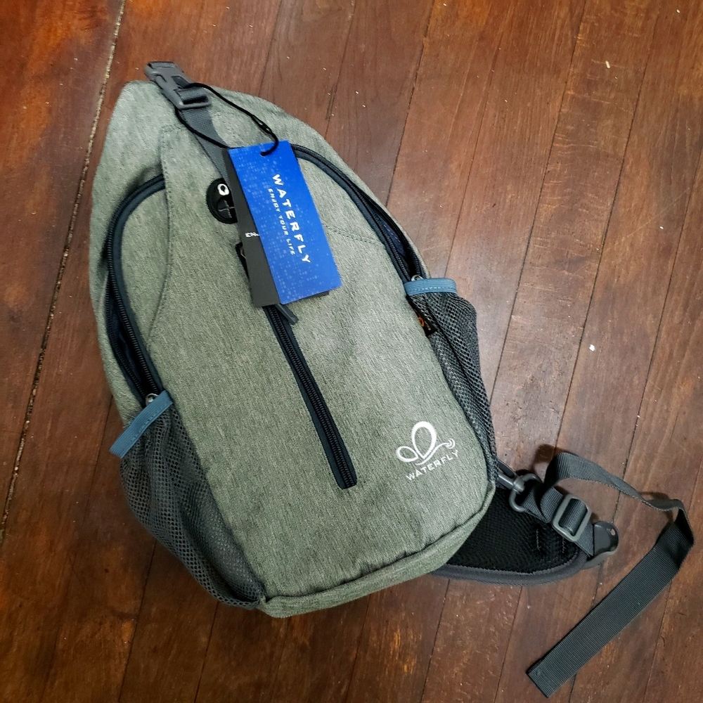 Waterfly Grey Sling Backpack